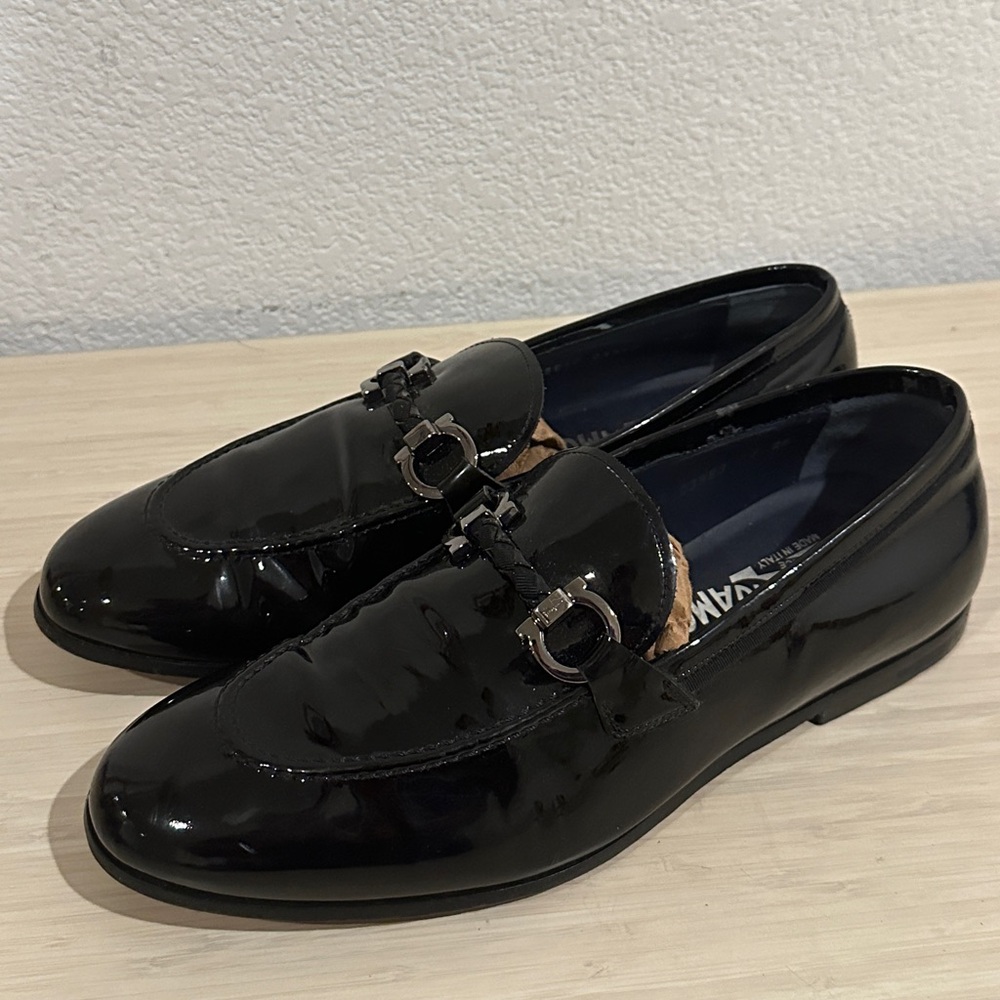 Salvatore Ferragamo‎ Gigo Gancini Men's Leather Shoes